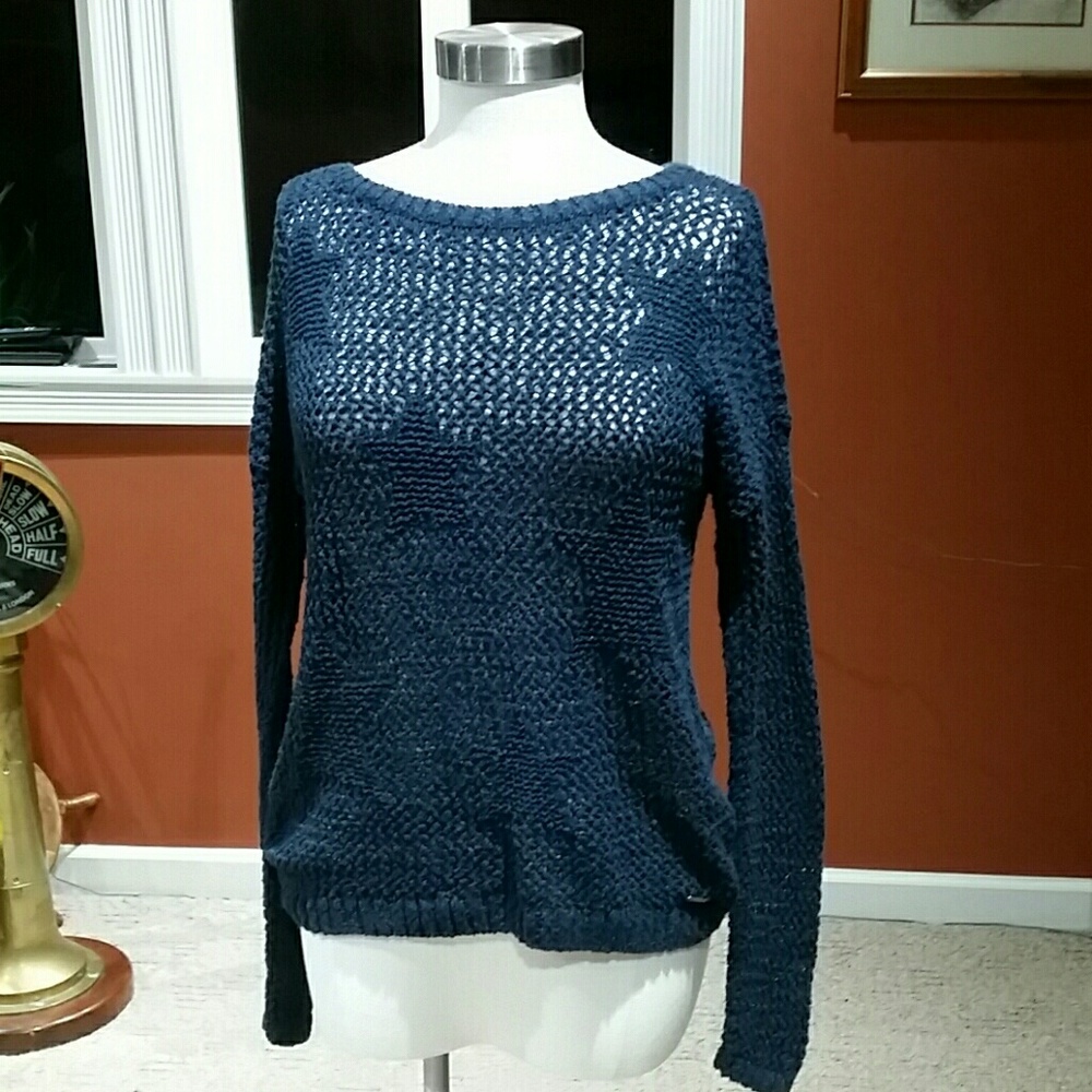 Hollister blue sweater